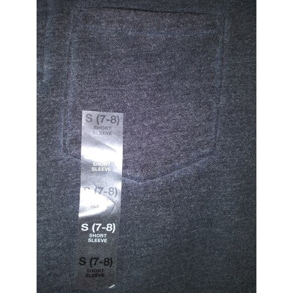 NWT Epic Threads Boys Henley T-Shirt With Pocket Grey Sl - Picture 5 of 8